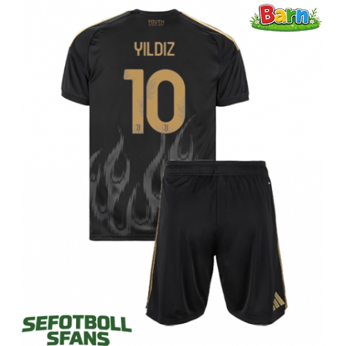 Juventus Kenan Yildiz #10 Tredjeställ Barn 2026-27 Kortärmad (+ Korta byxor)